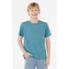 Rip Curl Kids' Tropic Daze Logo Cotton Graphic T-shirt In Blue