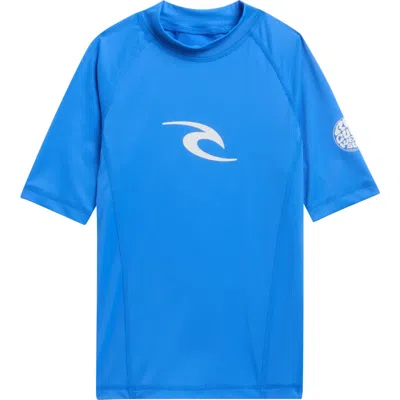 Rip Curl Kids' Upf 50 Rashguard In Blue