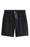Rip Curl Kids' Volley Swim Trunks In Black