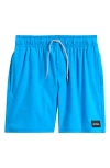 Rip Curl Kids' Volley Swim Trunks In Blue