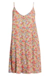 Rip Curl Las Dalias Ditsy Cover-up Dress In Blue Multi