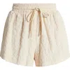 Rip Curl Las Dalias Floral Jacquard Terry Shorts In Lily