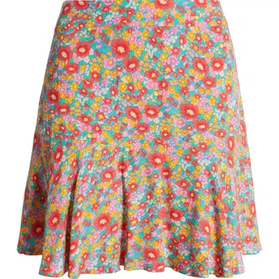 Rip Curl Las Dalias Floral Skort In Blue Multi