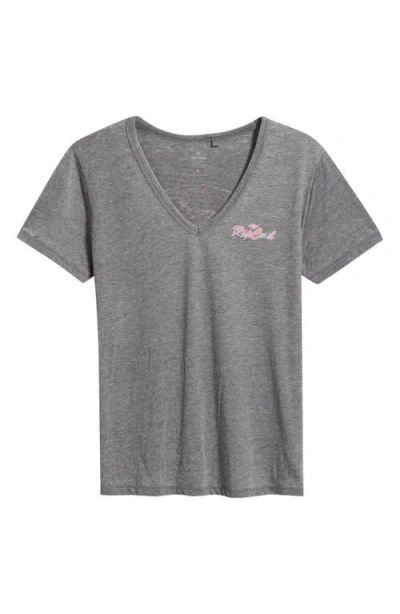 Rip Curl Layday Logo T-shirt In Black