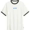 Rip Curl Liquid Trips Embroidered Ringer T-shirt In Gray