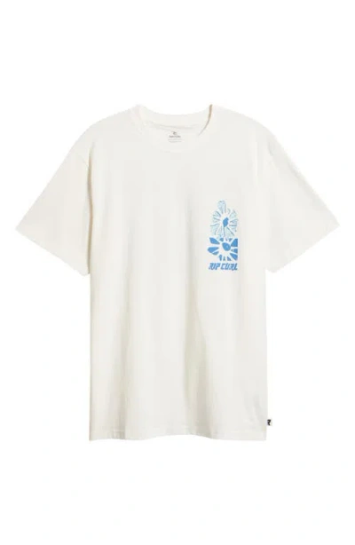 Rip Curl Liquid Trips Flower Graphic T-shirt In Brown
