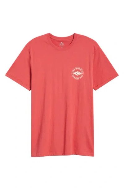 Rip Curl Logo Graphic T-shirt In Pink