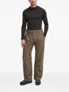 Rip Curl Logo-patch Ski Pants In Brown
