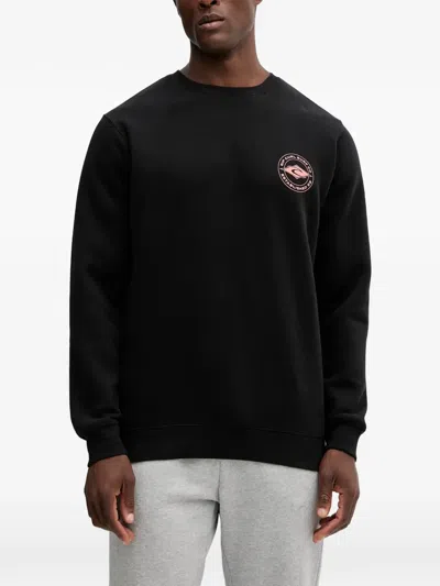 Rip Curl Logo-print Sweatshirt In Black