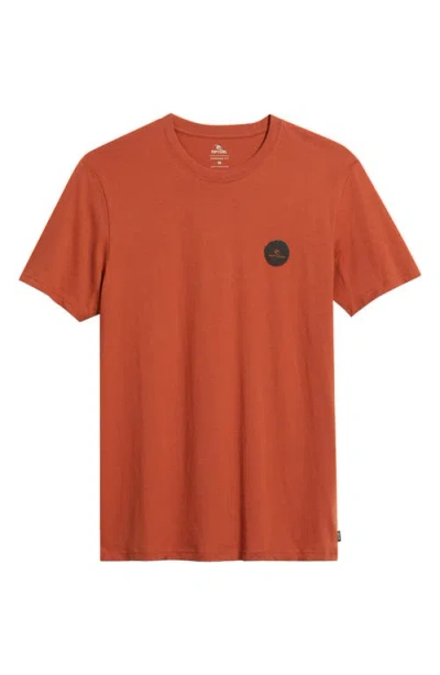 Rip Curl Made For Cotton Graphic T-shirt In Brown