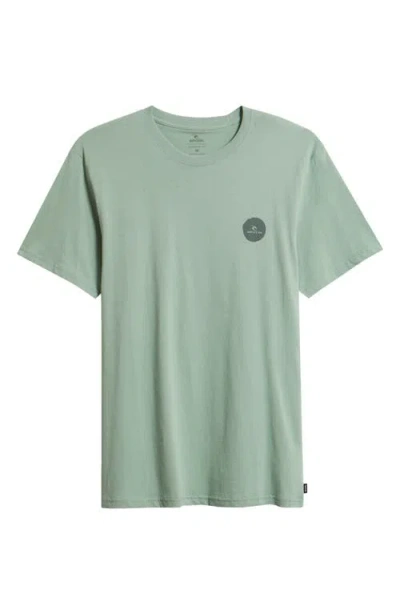 Rip Curl Made For Cotton Graphic T-shirt In Green