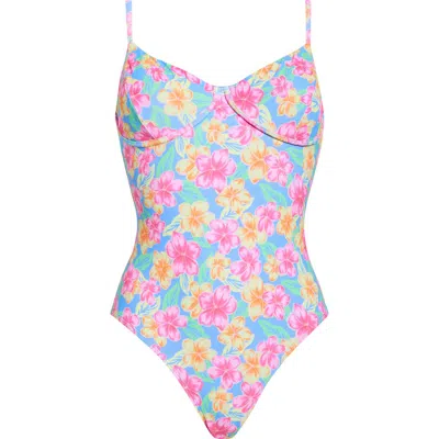Rip Curl Malibu Cove D- To Dd-cup One-piece Swimsuit In Multi