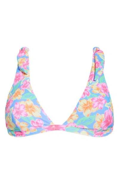 Rip Curl Malibu Cove Reversible Deep V Bikini Top In Multi