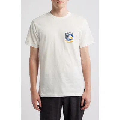 Rip Curl Matisse Desto Cotton Graphic T-shirt In White