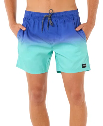Rip Curl Men's Laze Fade Volley Boardshorts In Electric Cobalt