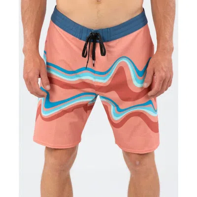 Rip Curl Men's Mirage Owen Swirl Boardies In Red In Pink