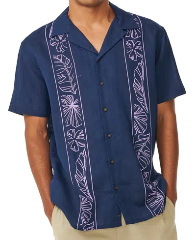 RIP CURL MEN'S MOD TROPICS VERT SHORT SLEEVE SHIRT