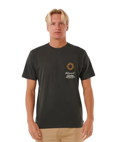 Rip Curl Men's Sunset Desto T-shirt In Hawaii Washed Black