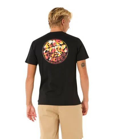 Rip Curl Men's Wettie Passage Icon T-shirt In Black