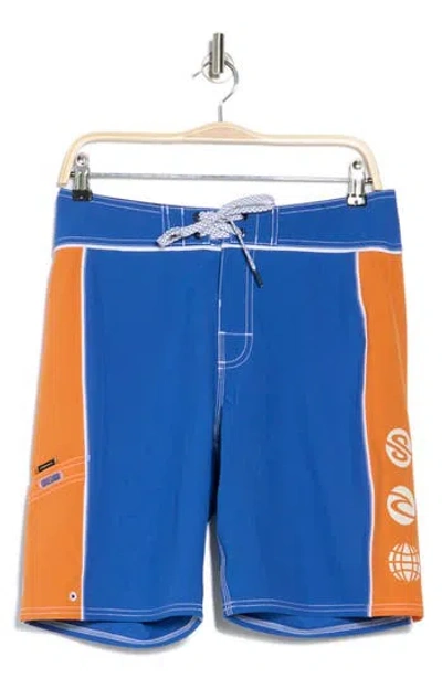 Rip Curl Mirage Archive Swim Trunks In Cobalt Navy