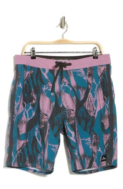 Rip Curl Mirage Rod Lord Swim Trunks In Dusty Purple
