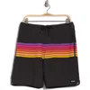 Rip Curl Mirage Surf Revival Board Shorts In Washed Black