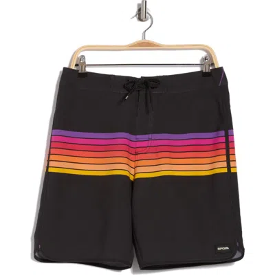 Rip Curl Mirage Surf Revival Board Shorts In Washed Black