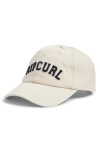 Rip Curl Mixed Montage Baseball Cap In Natural