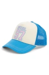 Rip Curl Mixed Revival Trucker Hat In Blue