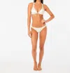 Rip Curl Montego Bay Revo Cheeky Bottom In White In White