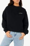 Rip Curl Neon Diamond Heritage Sweatshirt In Black