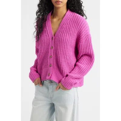Rip Curl Neon Isles Cardigan In Pink