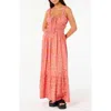 Rip Curl Neon Isles Tiered Maxi Dress