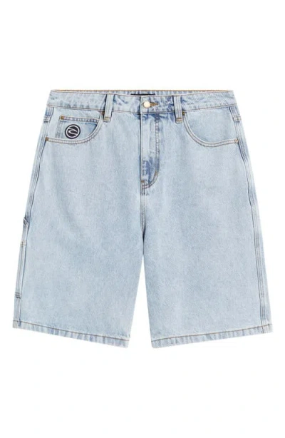 Rip Curl Nu Dose Denim Walking Shorts In Blue