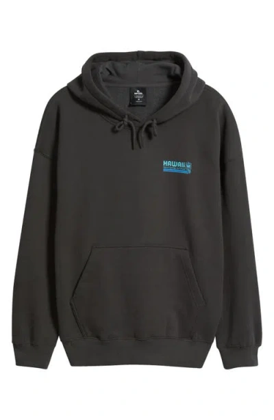 Rip Curl Ocean Break Heritage Hoodie In Black