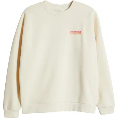 Rip Curl Ocean Heritage Graphic Sweatshirt In Bone