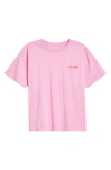 Rip Curl Ocean Tech Relaxed Graphic T-shirt In Pink