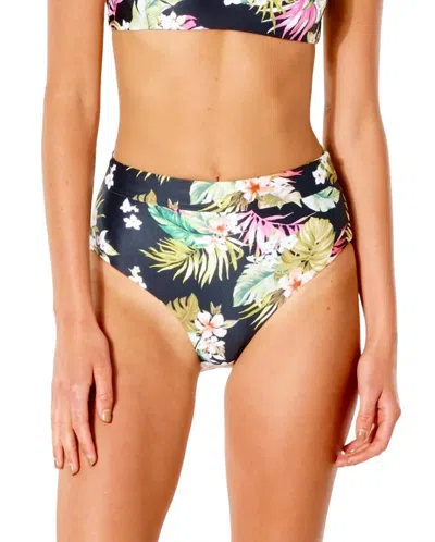 Rip Curl On The Coast Mirage Bikini Bottom In Black