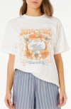 Rip Curl Pacific Coast Heritage Relaxed Graphic T-shirt In Neutral