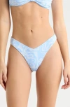 Rip Curl Pacific Coast High Leg Bikini Bottoms In Multi