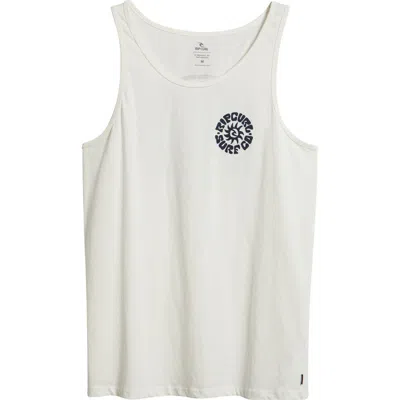 Rip Curl Pacific Rinse Cotton Graphic Tank In White