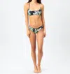 Rip Curl Palmetto Crop In Black In Multi