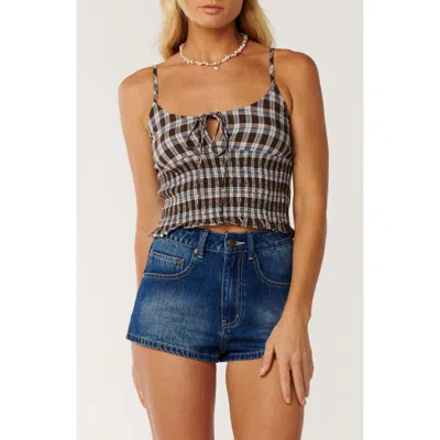 Rip Curl Paraiso Shirred Camisole In Multi
