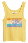 Rip Curl Party Logo Graphic Tank In Sand