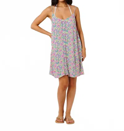 Rip Curl Party Pack Cover Up Dress In Pink In Multi