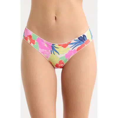 Rip Curl Party Wave Cheeky Hipster Bikini Bottoms In Multi