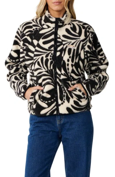 Rip Curl Party Wave Polar Fleece Jacket In Multi