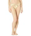 Rip Curl Playabella Bikini Women's Yellow Tropical Cheeky Hipster Erk1222 In Gold