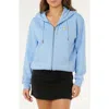 Rip Curl Poolside Cotton Blend Hoodie In Blue