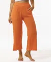Rip Curl Premium Surf Beach Pants In Bright Orange In Multi